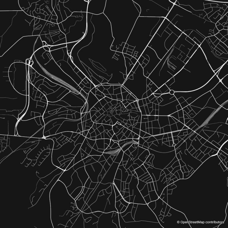 Aachen figure-ground diagram & city map FIGUREGROUNDS