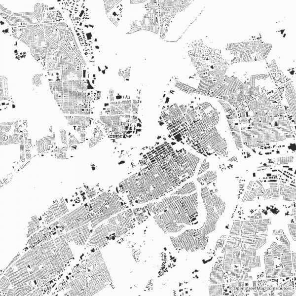 Ottawa figure-ground diagram & city map FIGUREGROUNDS