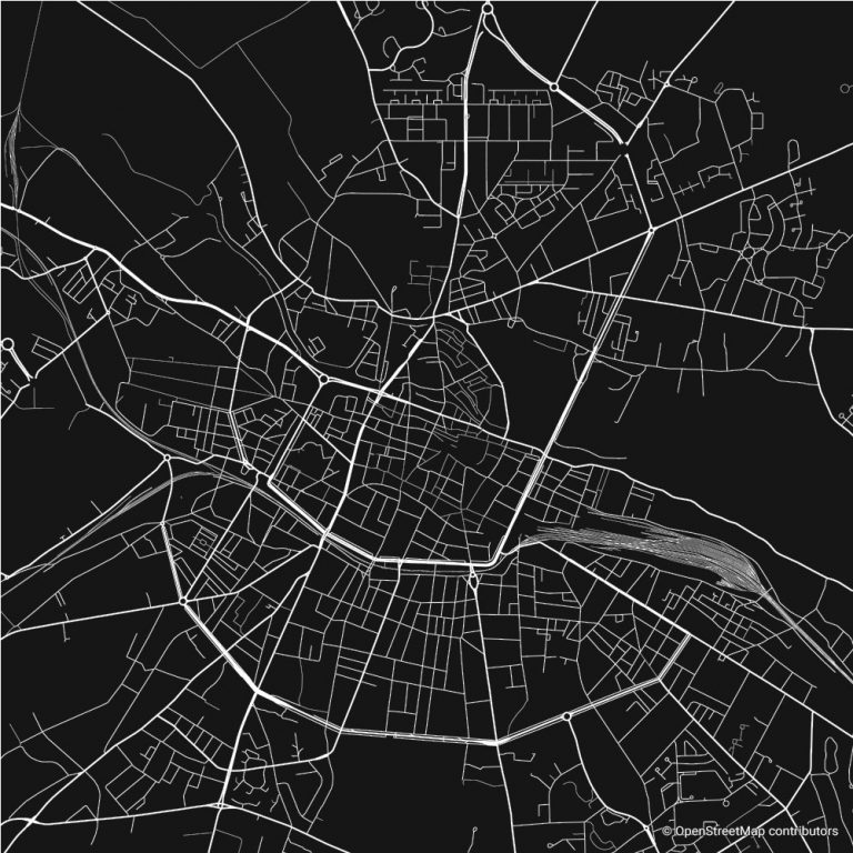 Amiens figure-ground diagram & city map FIGUREGROUNDS