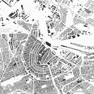Amsterdam figure-ground diagram & city map FIGUREGROUNDS