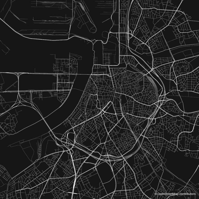 Antwerp figure-ground diagram & city map FIGUREGROUNDS