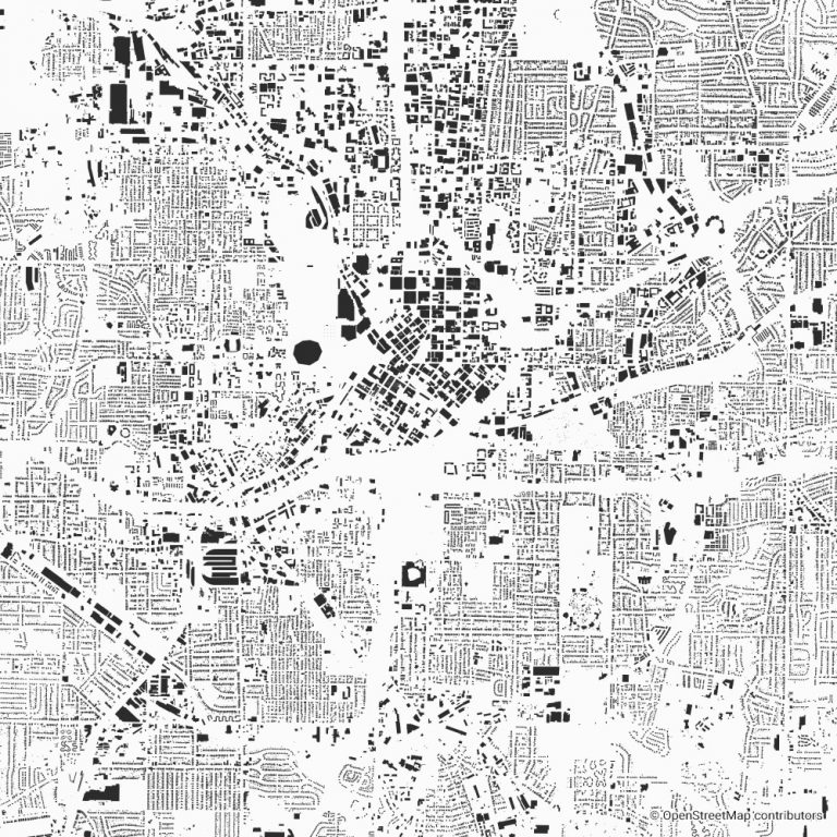 Atlanta figure-ground diagram & city map FIGUREGROUNDS