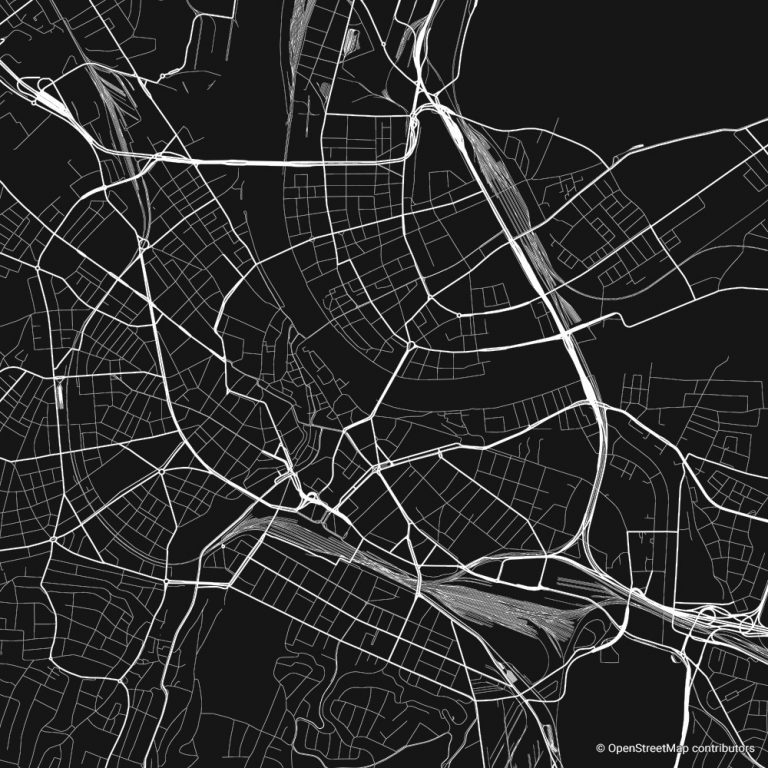 Basel figure-ground diagram & city map FIGUREGROUNDS