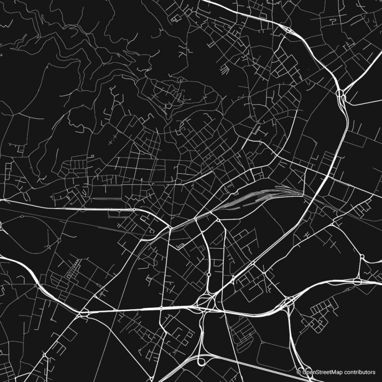 Bergamo figure-ground diagram & city map FIGUREGROUNDS