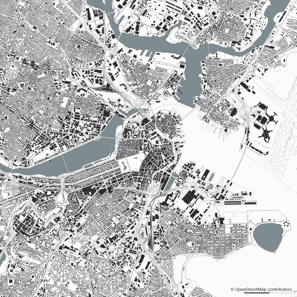 Boston figure-ground diagram & city map FIGUREGROUNDS