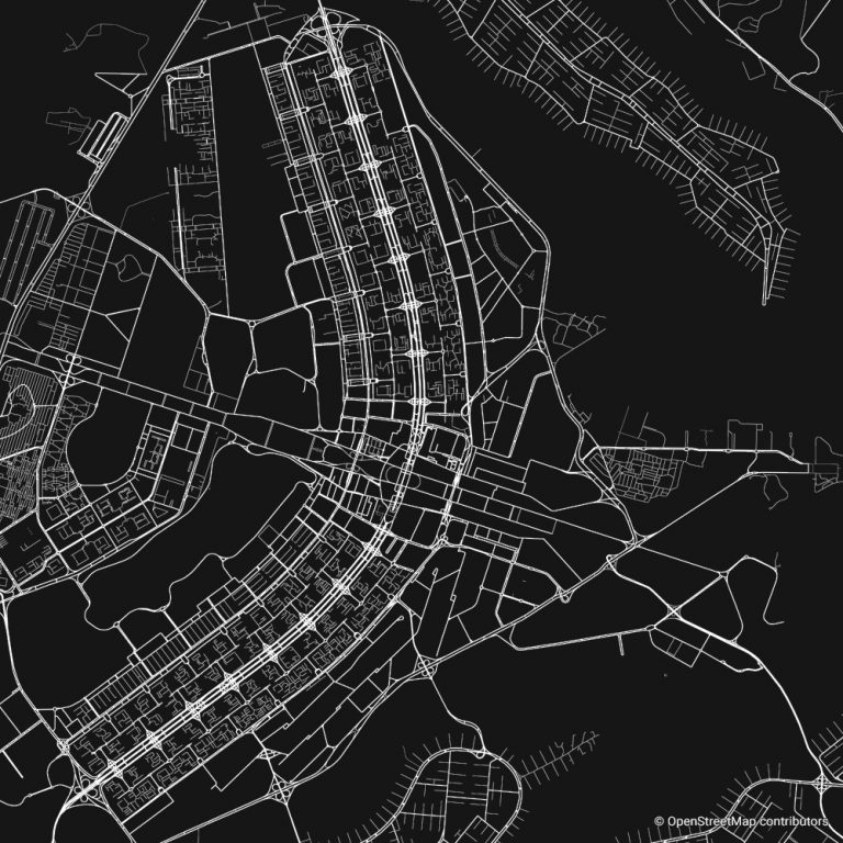 Brasilia Figure-ground Diagram & City Map Figuregrounds