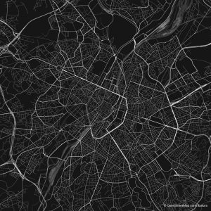 Brussels figure-ground diagram & city map FIGUREGROUNDS