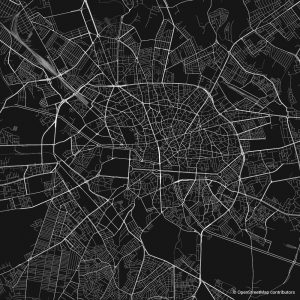 Bucharest figure-ground diagram & city map FIGUREGROUNDS