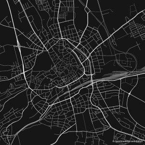 Erfurt figure-ground diagram & city map FIGUREGROUNDS