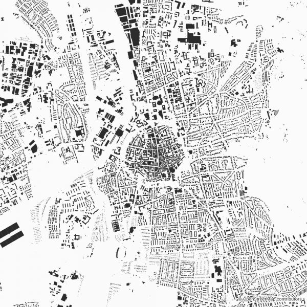 Göttingen figure-ground diagram & city map FIGUREGROUNDS