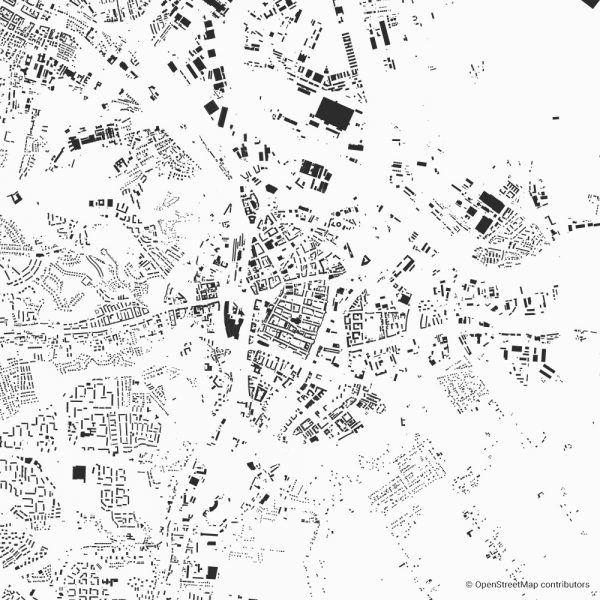 Gdańsk figure-ground diagram & city map FIGUREGROUNDS