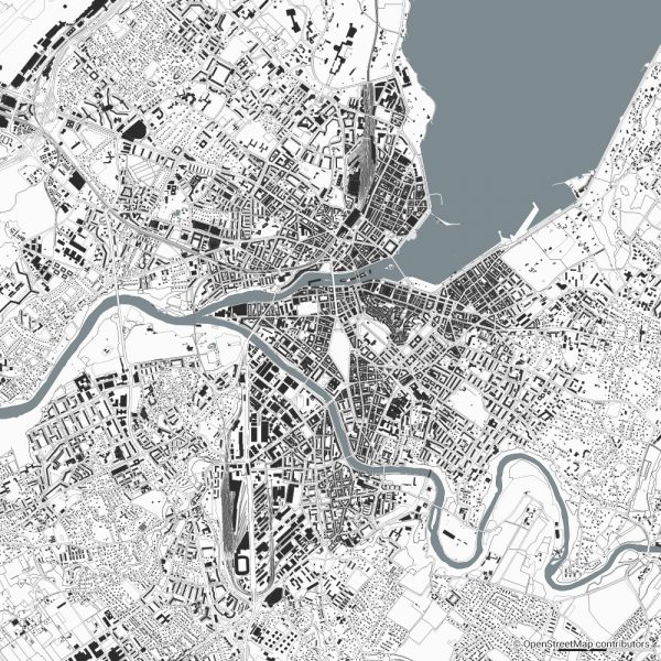 geneva figure-ground diagram Schwarzplan