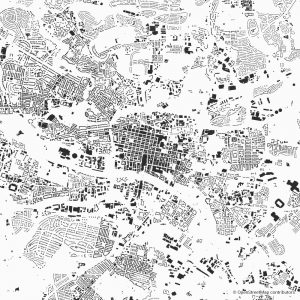 Glasgow figure-ground diagram & city map FIGUREGROUNDS