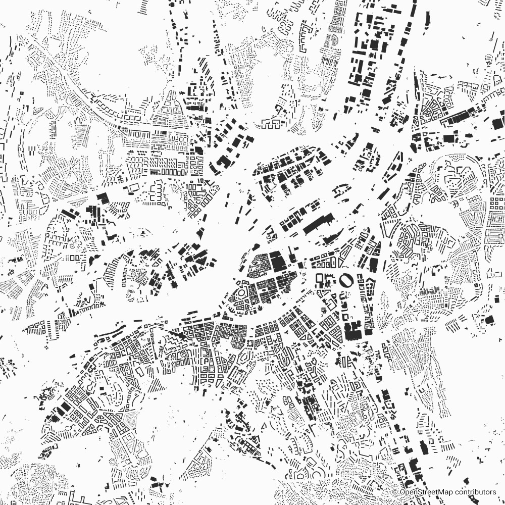 Gothenburg figure-ground diagram & city map FIGUREGROUNDS