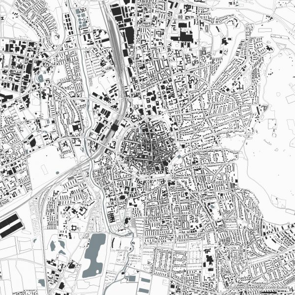 goettingen figure-ground diagram Schwarzplan