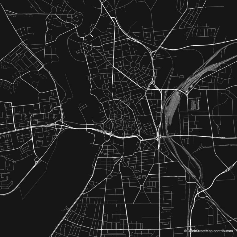 Halle Figure-ground Diagram & City Map Figuregrounds