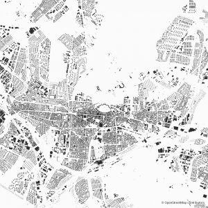 Karlsruhe figure-ground diagram & city map FIGUREGROUNDS