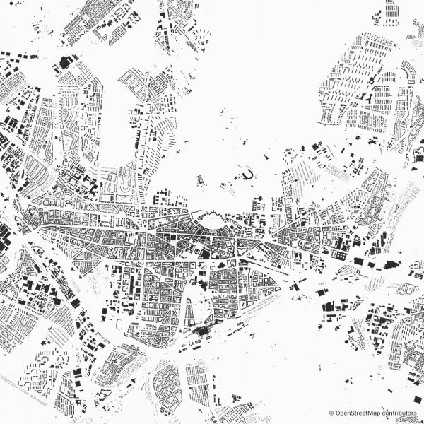 karlsruhe figure-ground diagram Schwarzplan