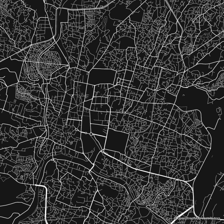 Kathmandu figure-ground diagram & city map FIGUREGROUNDS