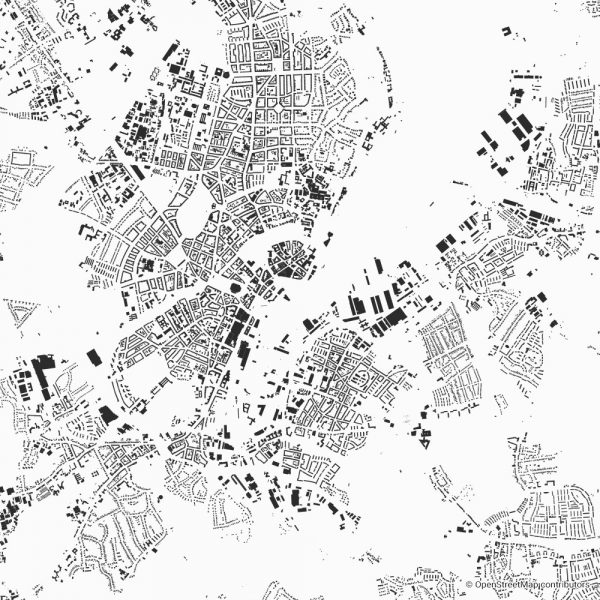 kiel figure-ground diagram Schwarzplan