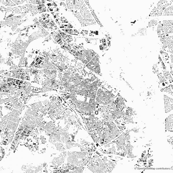 kyiv figure-ground diagram Schwarzplan