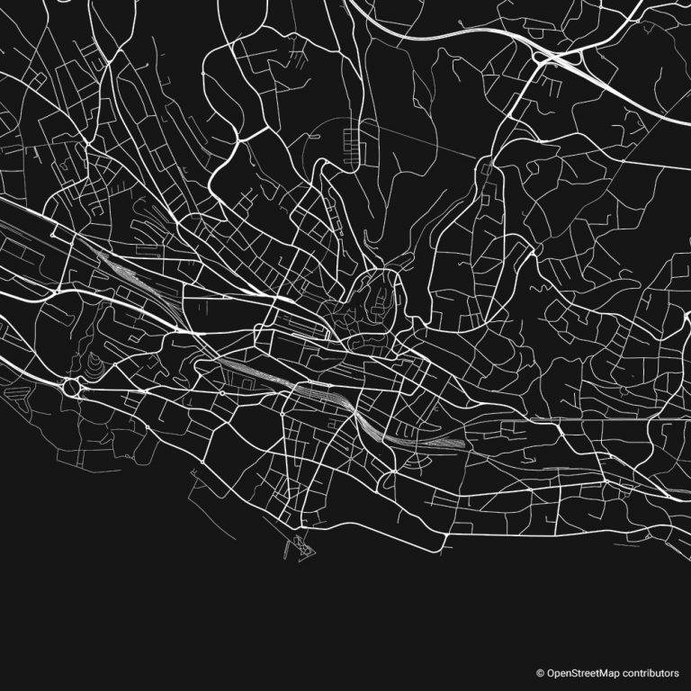 Lausanne figure-ground diagram & city map FIGUREGROUNDS