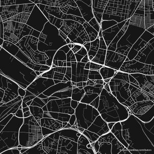 Leeds Figure-ground Diagram & City Map Figuregrounds