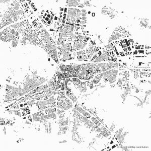 ljubljana figure-ground diagram Schwarzplan