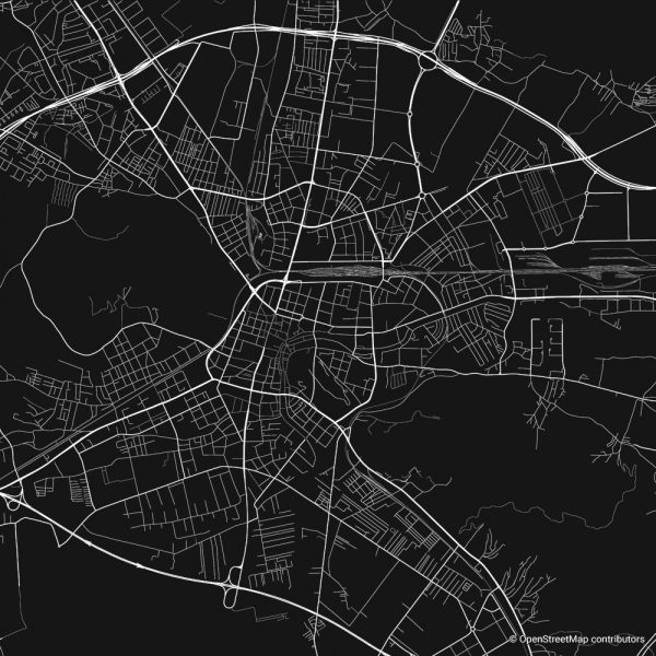 ljubljana figure-ground diagram Schwarzplan