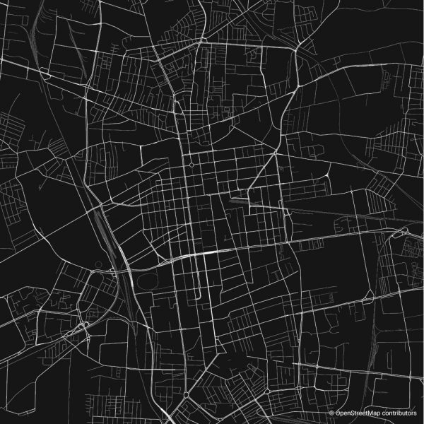 lodz figure-ground diagram Schwarzplan