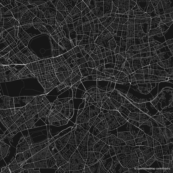 london figure-ground diagram Schwarzplan