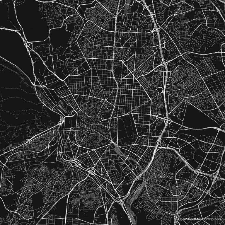 Madrid figure-ground diagram & city map FIGUREGROUNDS