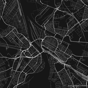 Mannheim figure-ground diagram & city map FIGUREGROUNDS