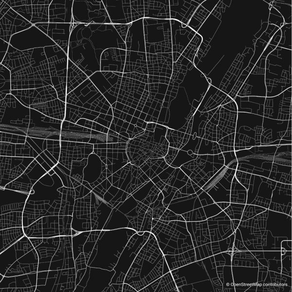 munich figure-ground diagram Schwarzplan