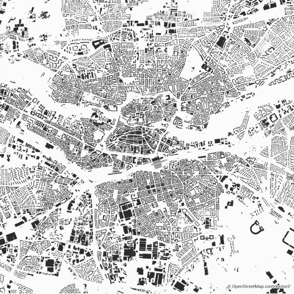 nuremberg figure-ground diagram Schwarzplan