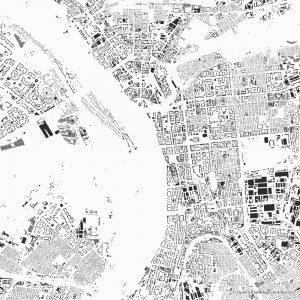Omsk figure-ground diagram & city map FIGUREGROUNDS