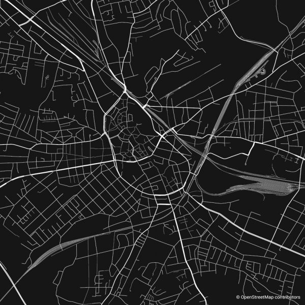 Osnabrück figure-ground diagram & city map FIGUREGROUNDS