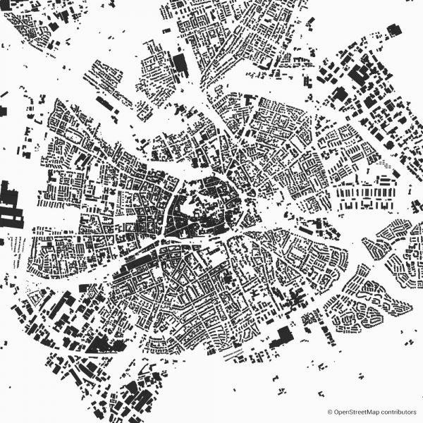 Paderborn figure-ground diagram & city map FIGUREGROUNDS