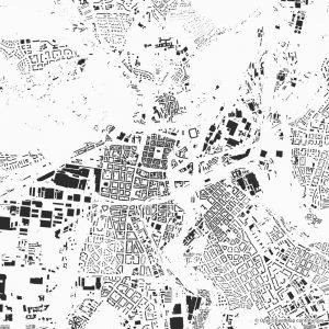 Plzeň figure-ground diagram & city map FIGUREGROUNDS