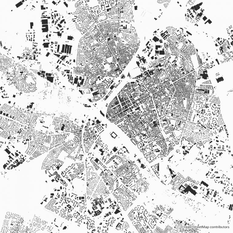 Reims figure-ground diagram & city map FIGUREGROUNDS