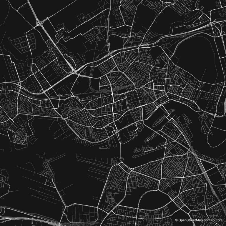 Rotterdam figure-ground diagram & city map FIGUREGROUNDS