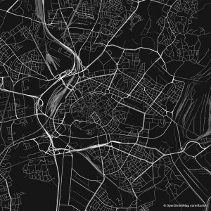 Strasbourg figure-ground diagram & city map FIGUREGROUNDS