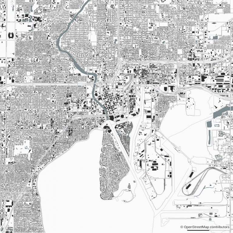 Tampa figure-ground diagram & city map FIGUREGROUNDS