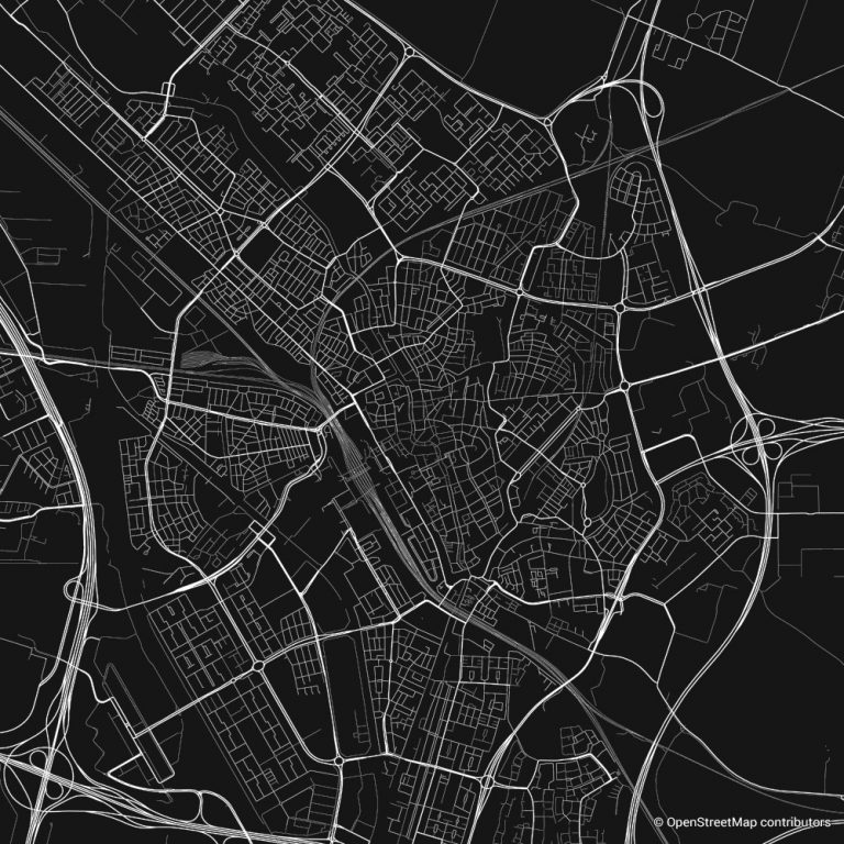 Utrecht figure-ground diagram & city map FIGUREGROUNDS