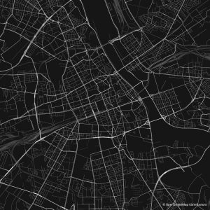 Warsaw figure-ground diagram & city map FIGUREGROUNDS