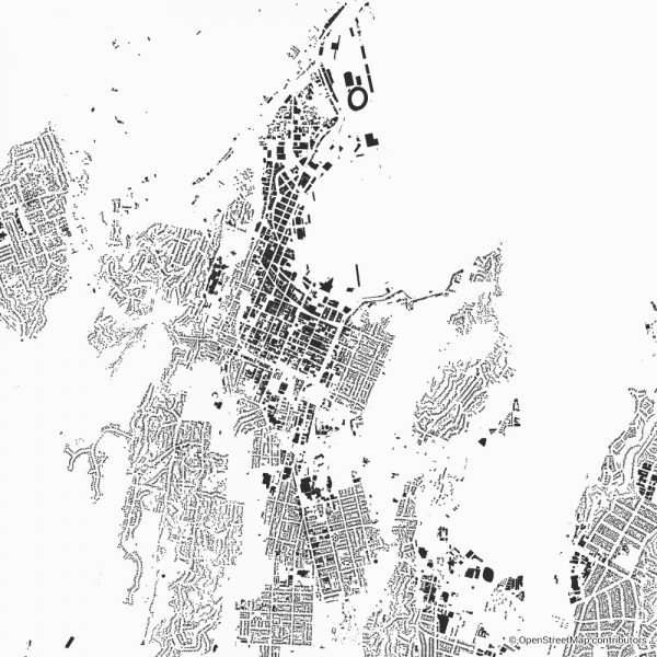 Wellington figure-ground diagram & city map FIGUREGROUNDS