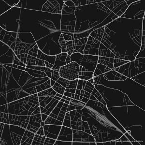 Wrocław figure-ground diagram & city map FIGUREGROUNDS